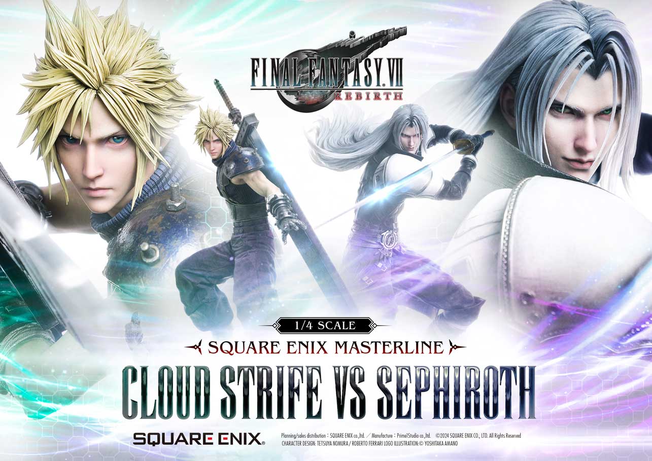 VII REBIRTH 1/4 Scale - CLOUD STRIFE vs SEPHIROTH image 1