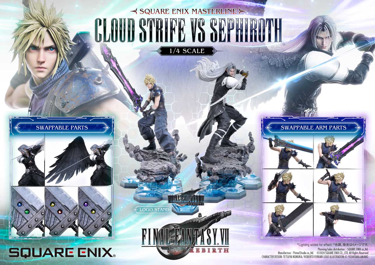 VII REBIRTH 1/4 Scale - CLOUD STRIFE vs SEPHIROTH image 6