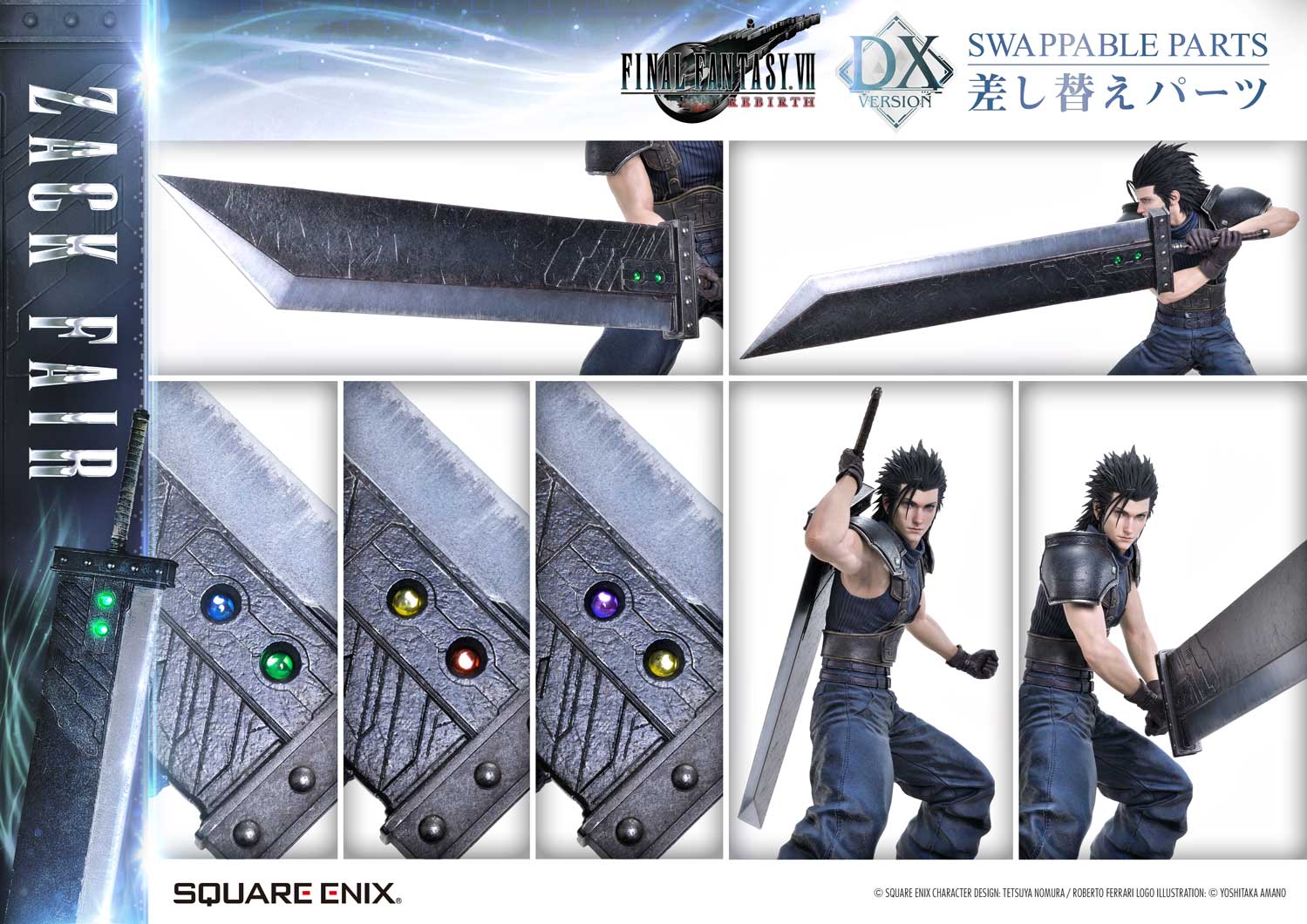 VII REBIRTH 1/4 Scale Zack Fair Deluxe Version image 6