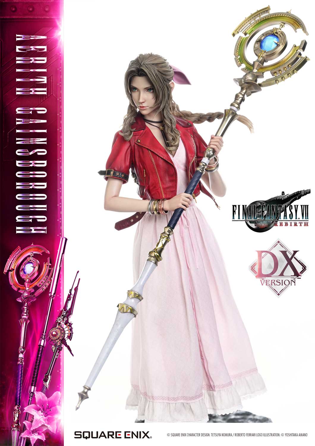 VII REBIRTH 1/4 Scale Aerith Gainsborough Deluxe Version image 4