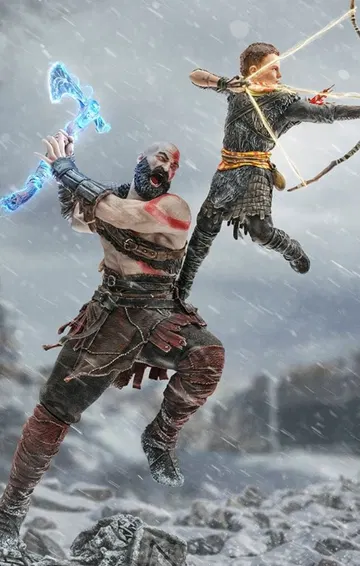 Kratos and Atreus - God of War - BDS