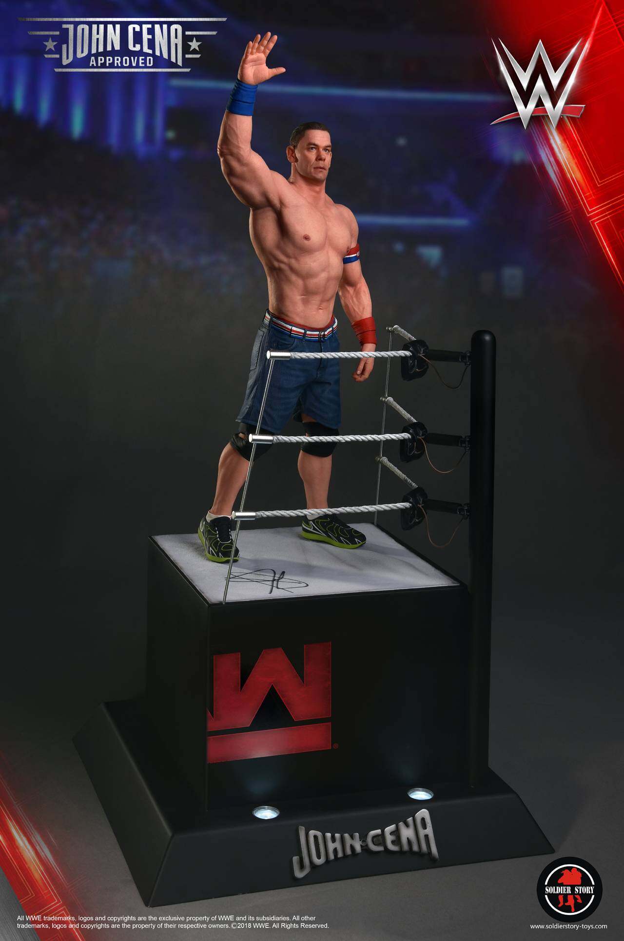 WWE John Cena Collectible Statue image 2