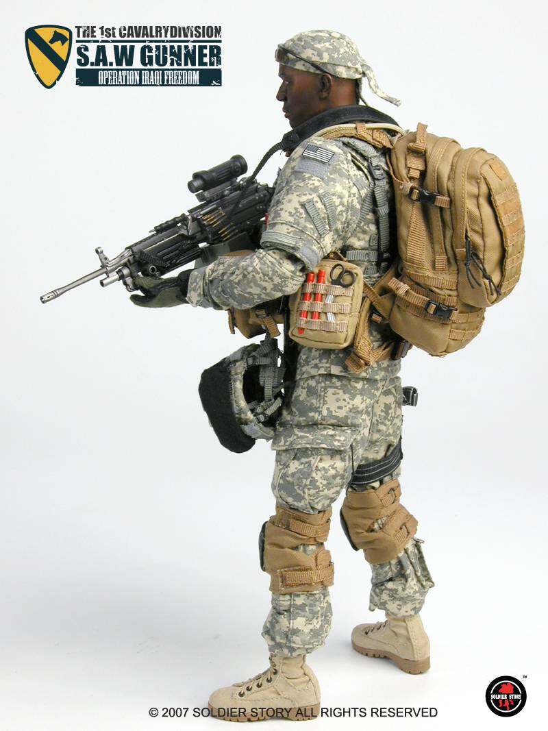 The 1st Cavalry division S.A.W. Gunner image 2