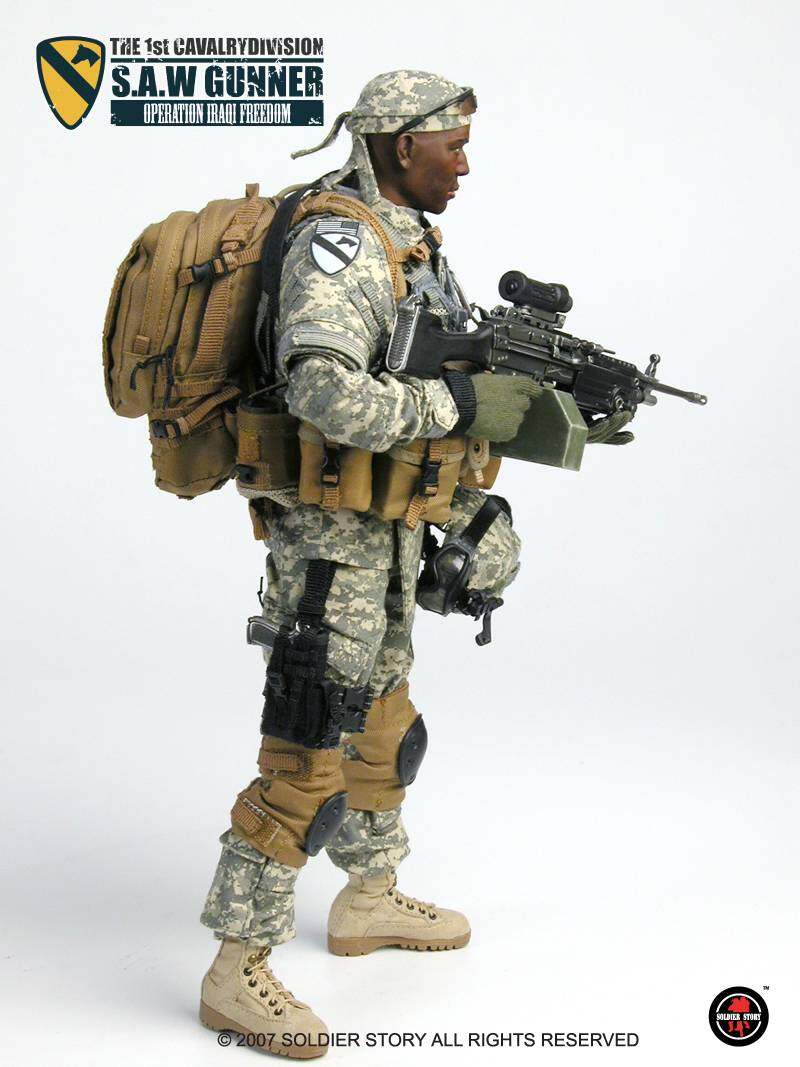 The 1st Cavalry division S.A.W. Gunner image 3