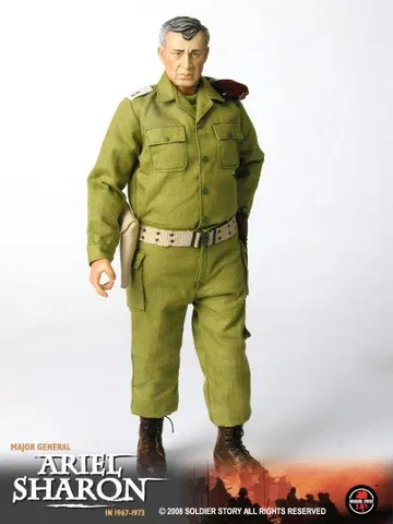 Major General Ariel Sharon in 1967-1973
