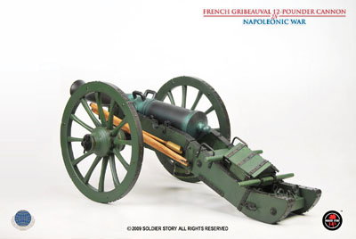 French Gribeauval 12-Pounder Cannon In Napoleonic War image 2