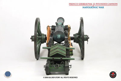 French Gribeauval 12-Pounder Cannon In Napoleonic War image 3