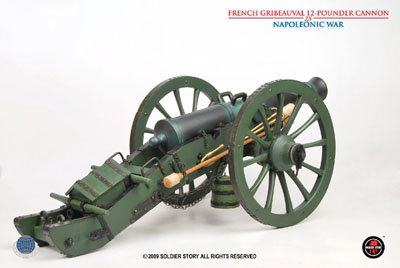 French Gribeauval 12-Pounder Cannon In Napoleonic War image 4