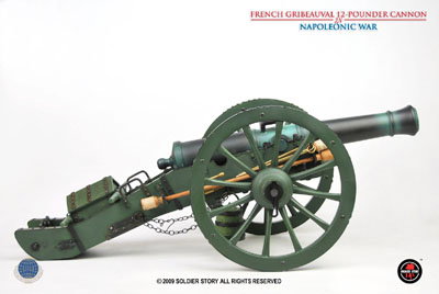 French Gribeauval 12-Pounder Cannon In Napoleonic War image 5