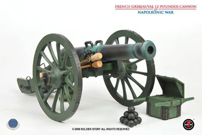 French Gribeauval 12-Pounder Cannon In Napoleonic War image 7