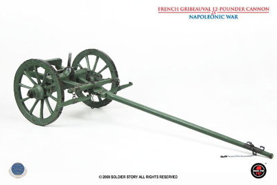 French Gribeauval 12-Pounder Cannon In Napoleonic War image 9