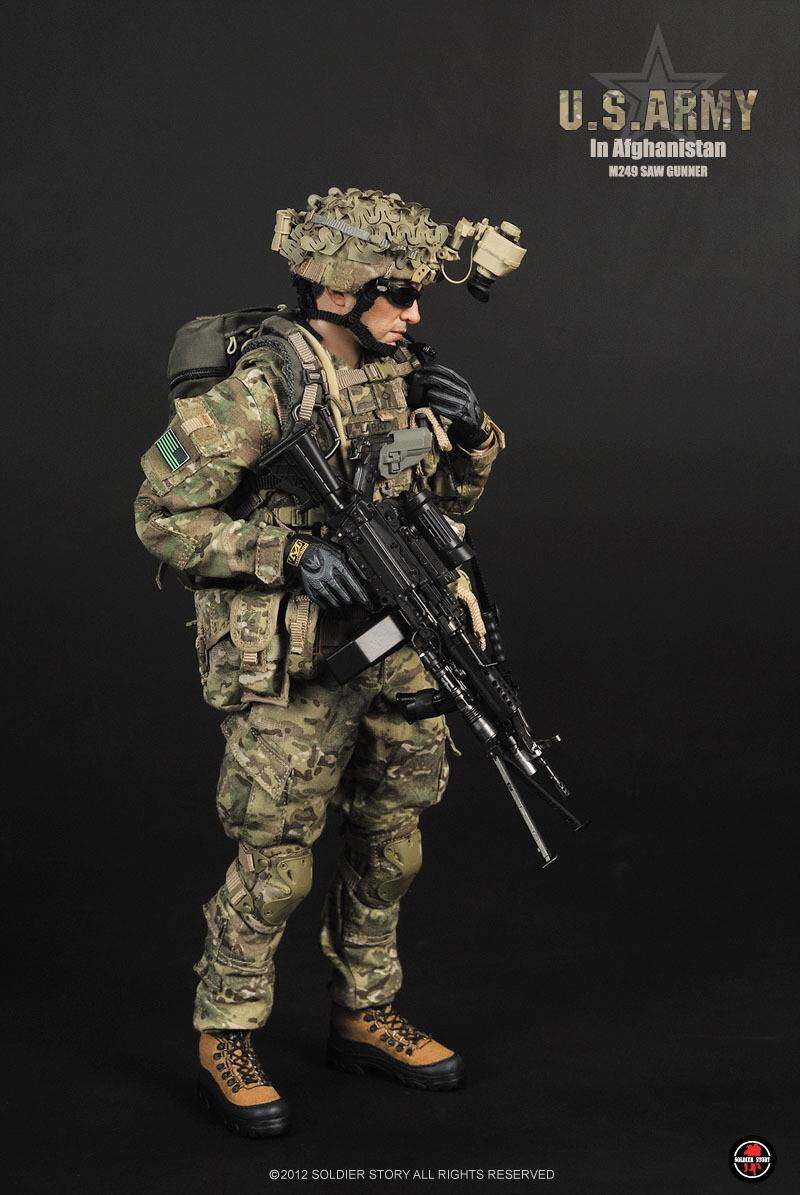 U.S. ARMY IN AFGHANISTAN M249 GUNNER image 2