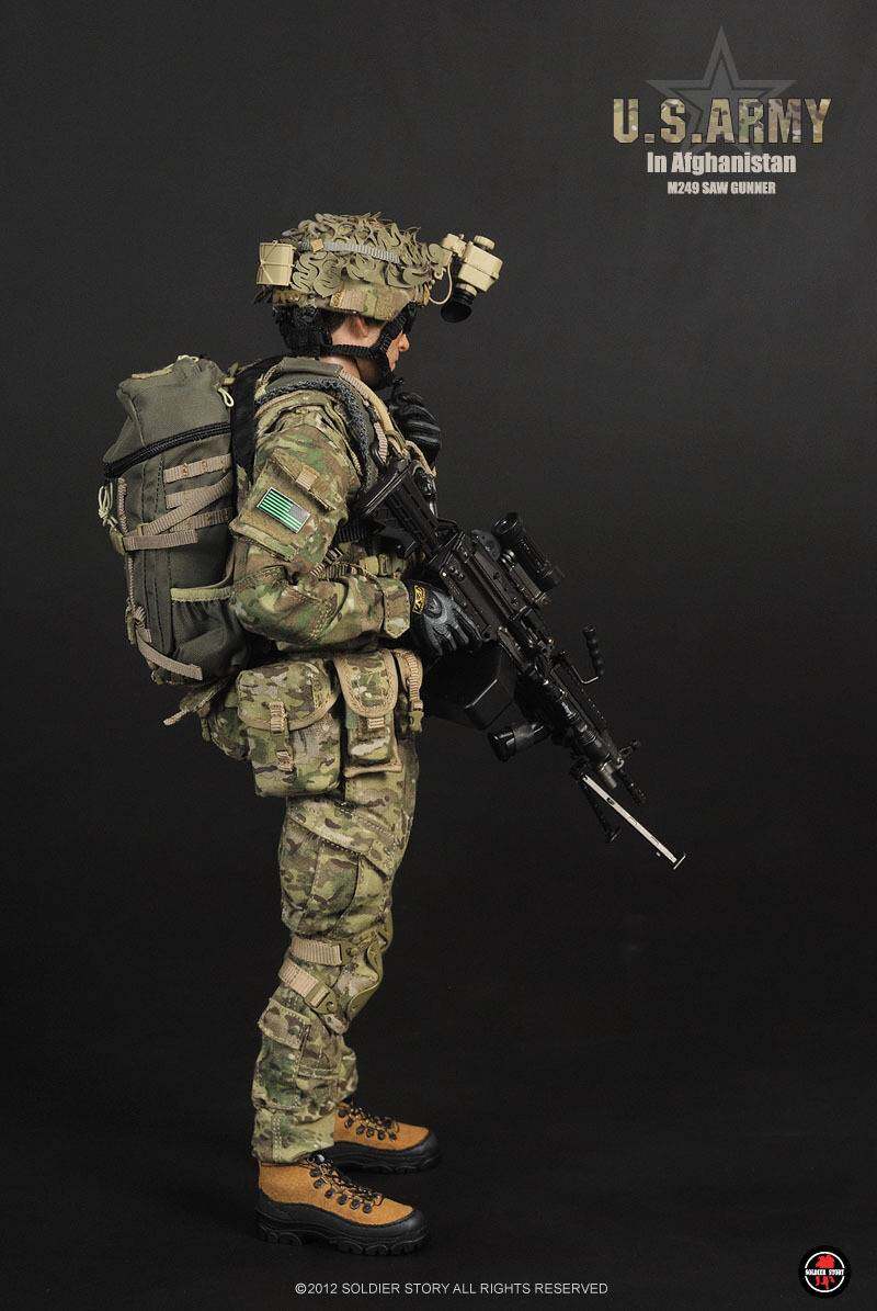 U.S. ARMY IN AFGHANISTAN M249 GUNNER image 3