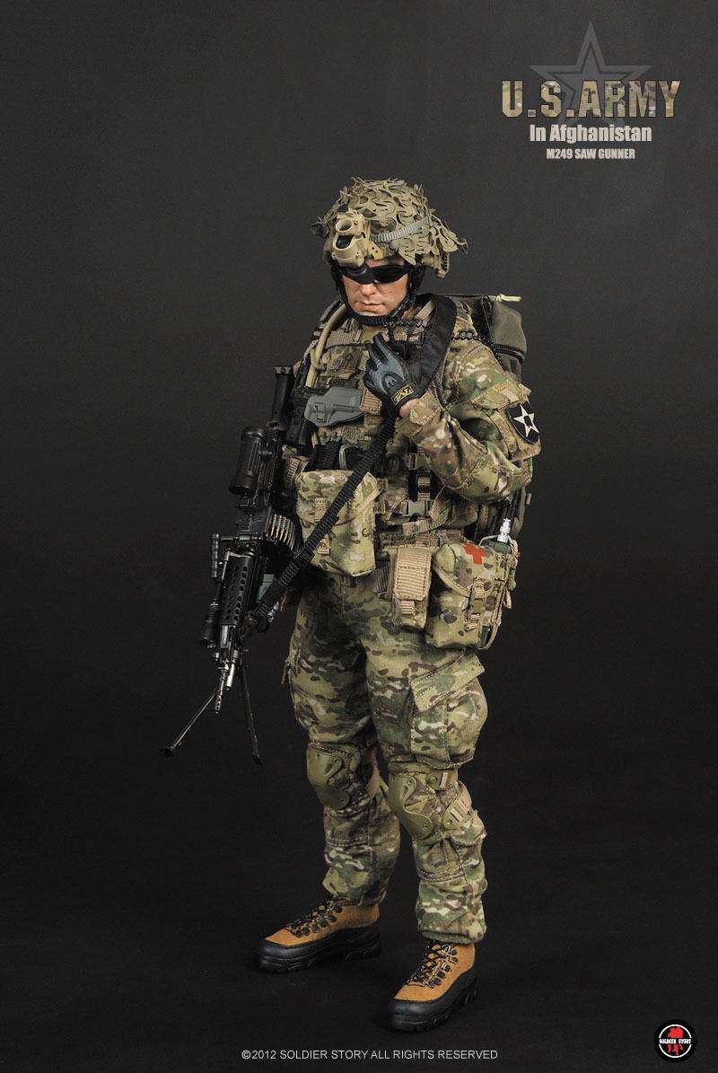 U.S. ARMY IN AFGHANISTAN M249 GUNNER image 8