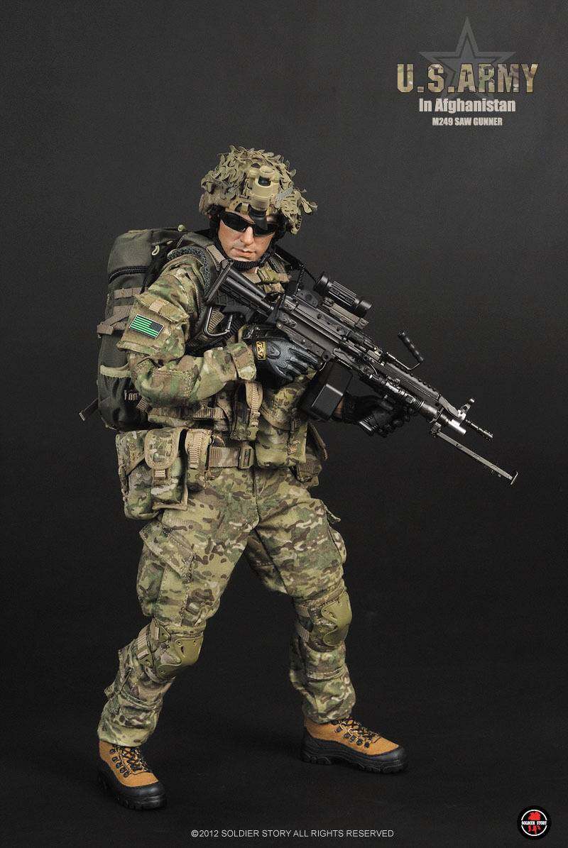 U.S. ARMY IN AFGHANISTAN M249 GUNNER image 9