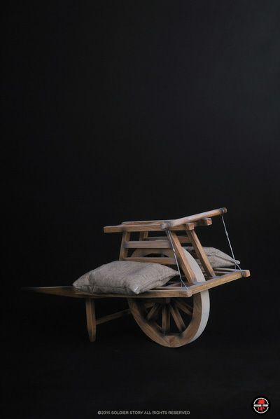 REAL WOODEN CART image 4