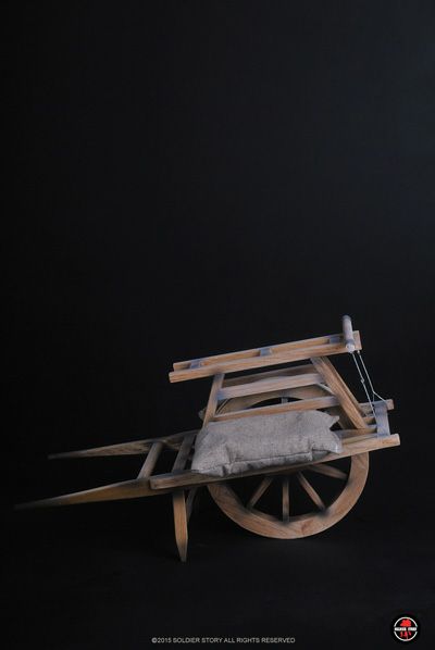 REAL WOODEN CART image 5