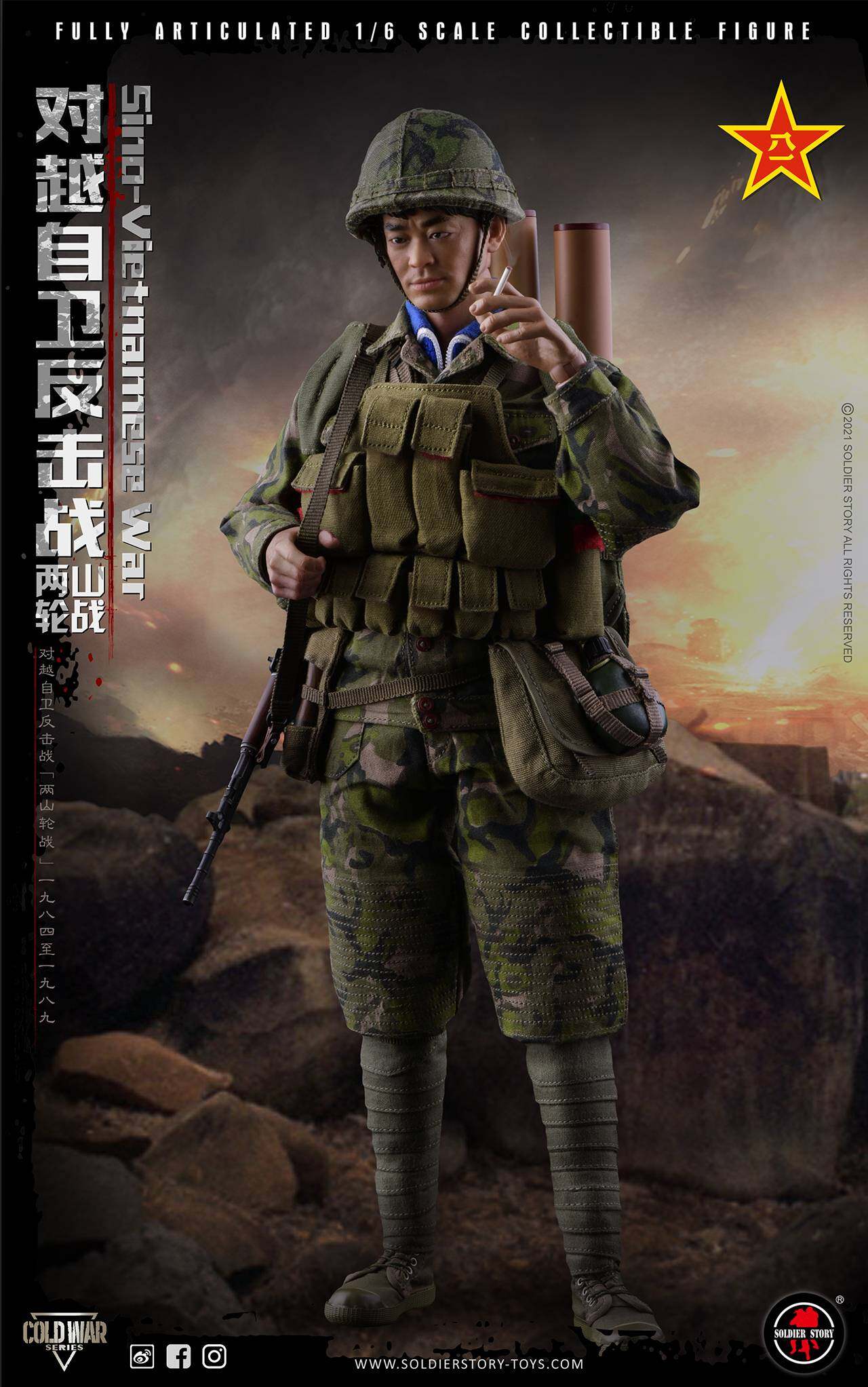 Sino-Vietnamese War- Battle of Laoshan & Zheyinshan image 7