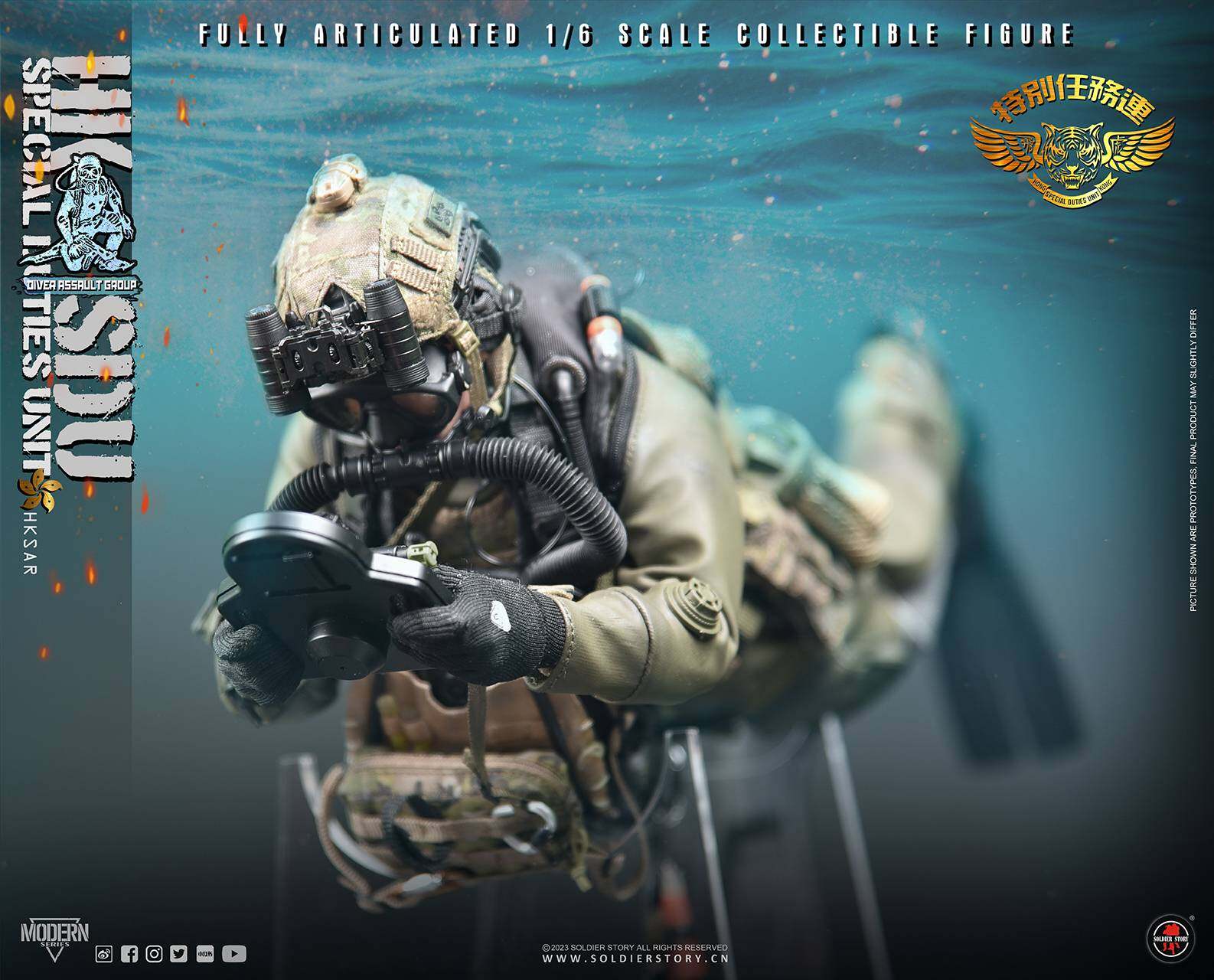 CHINA HK SDU Diver Assault Group(Deluxe Ver.) image 3