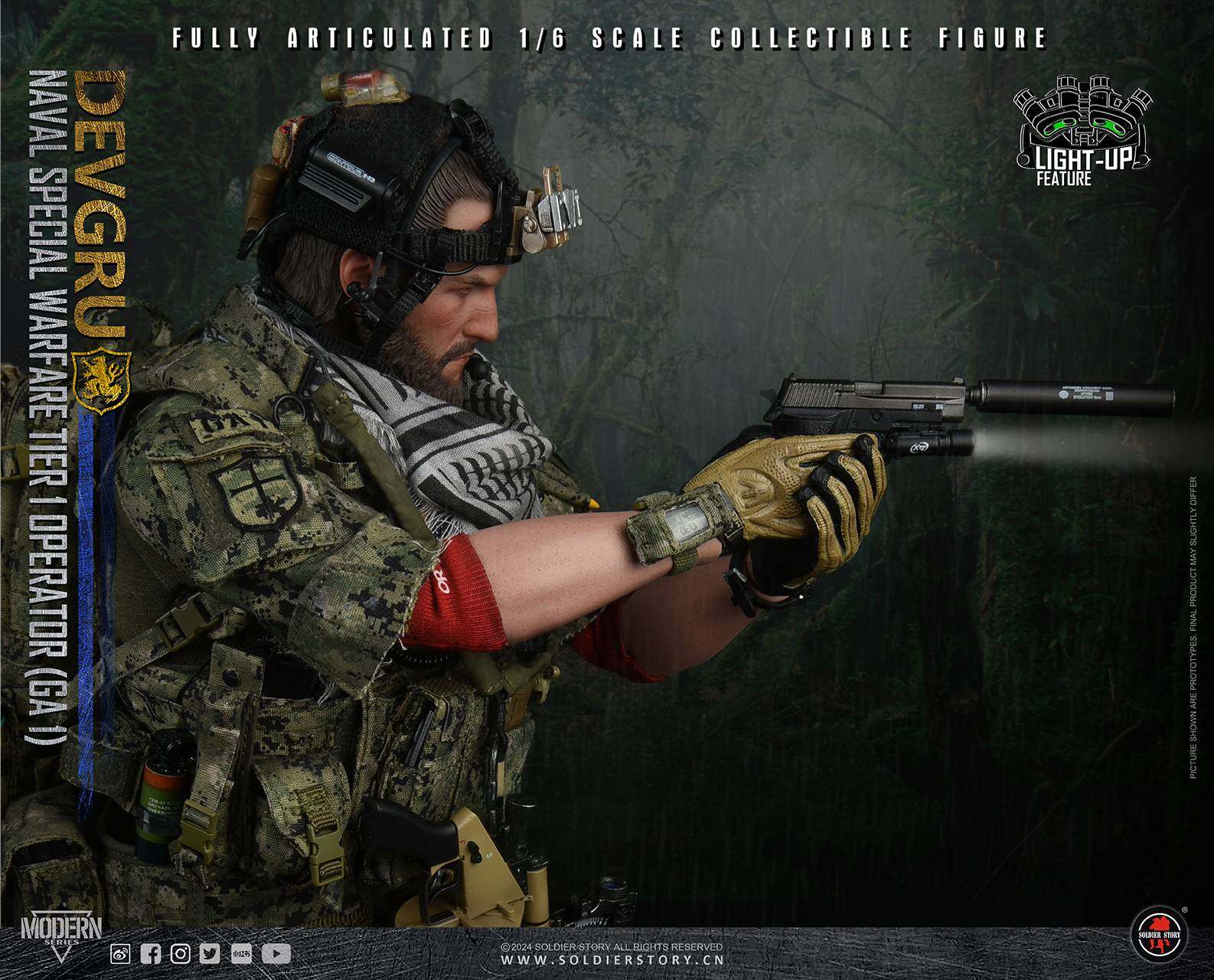 Naval Special Warfare Tier 1 Team Leader (GA 1) Collectible Action Figure image 2