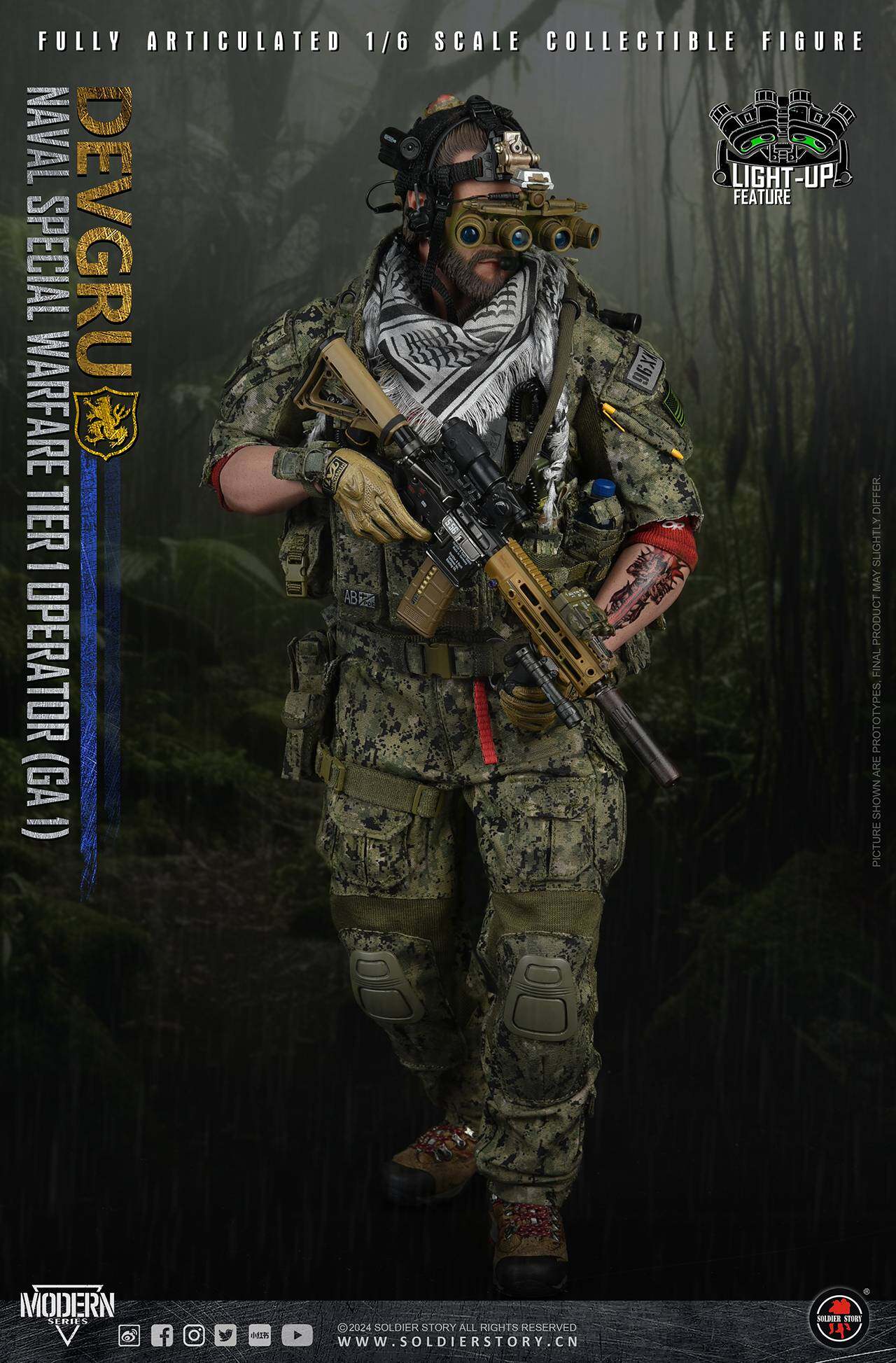 Naval Special Warfare Tier 1 Team Leader (GA 1) Collectible Action Figure image 4