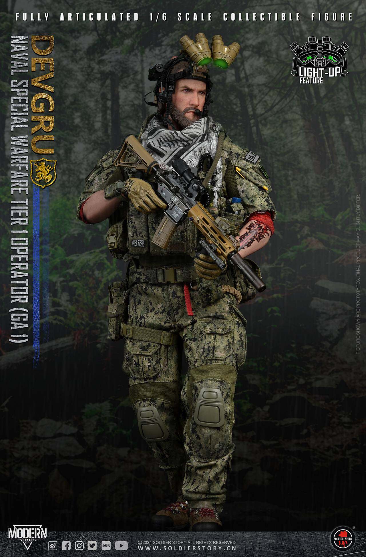 Naval Special Warfare Tier 1 Team Leader (GA 1) Collectible Action Figure image 5