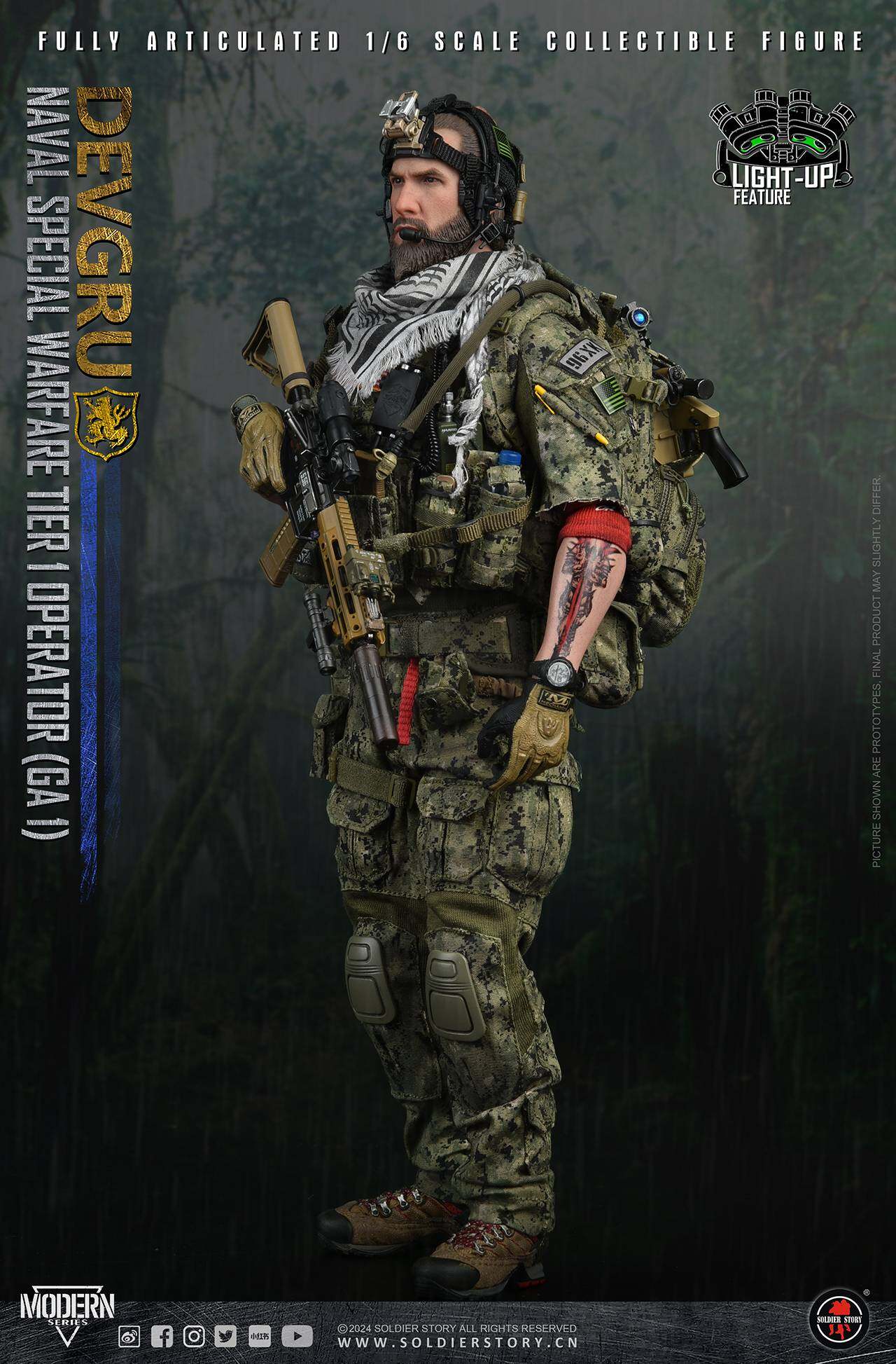 Naval Special Warfare Tier 1 Team Leader (GA 1) Collectible Action Figure image 6