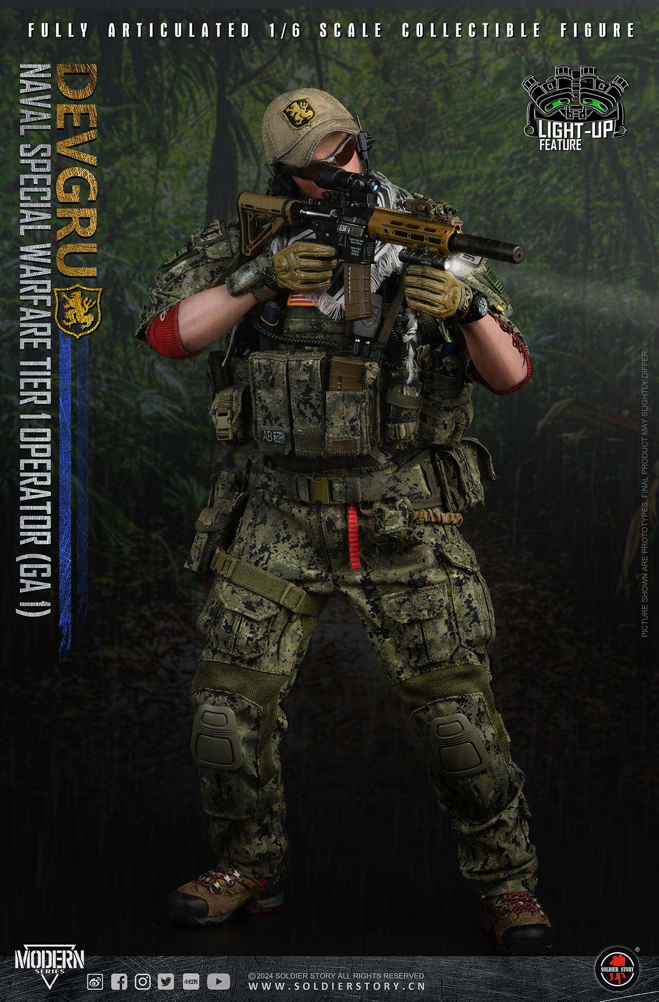 Naval Special Warfare Tier 1 Team Leader (GA 1) Collectible Action Figure image 7