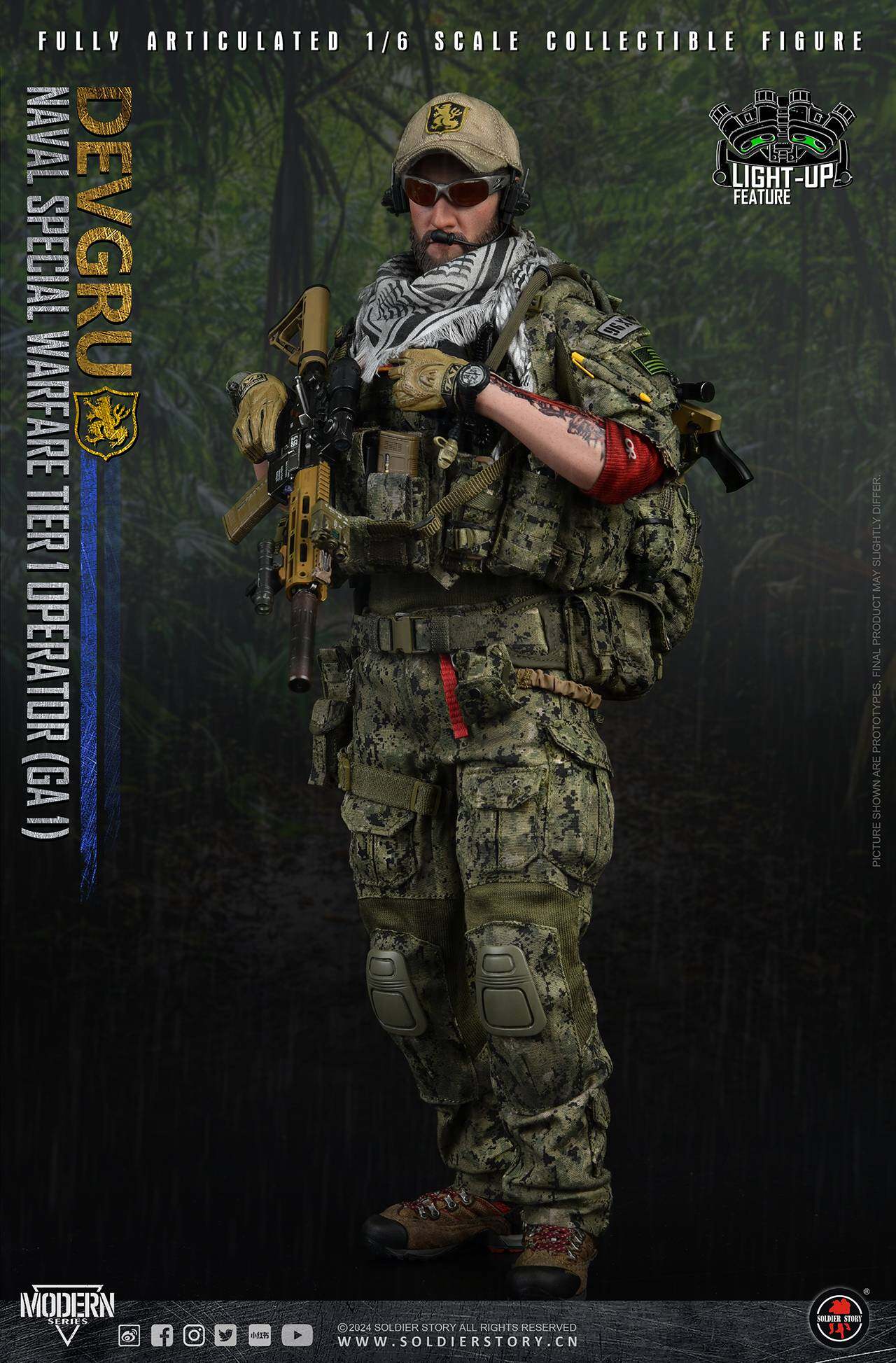Naval Special Warfare Tier 1 Team Leader (GA 1) Collectible Action Figure image 8