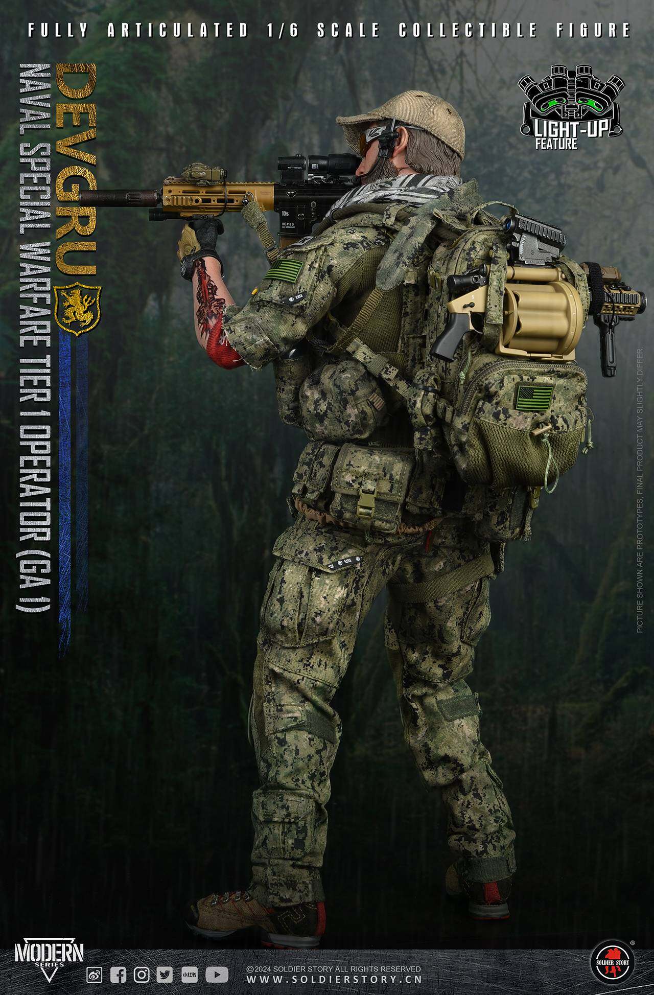 Naval Special Warfare Tier 1 Team Leader (GA 1) Collectible Action Figure image 9