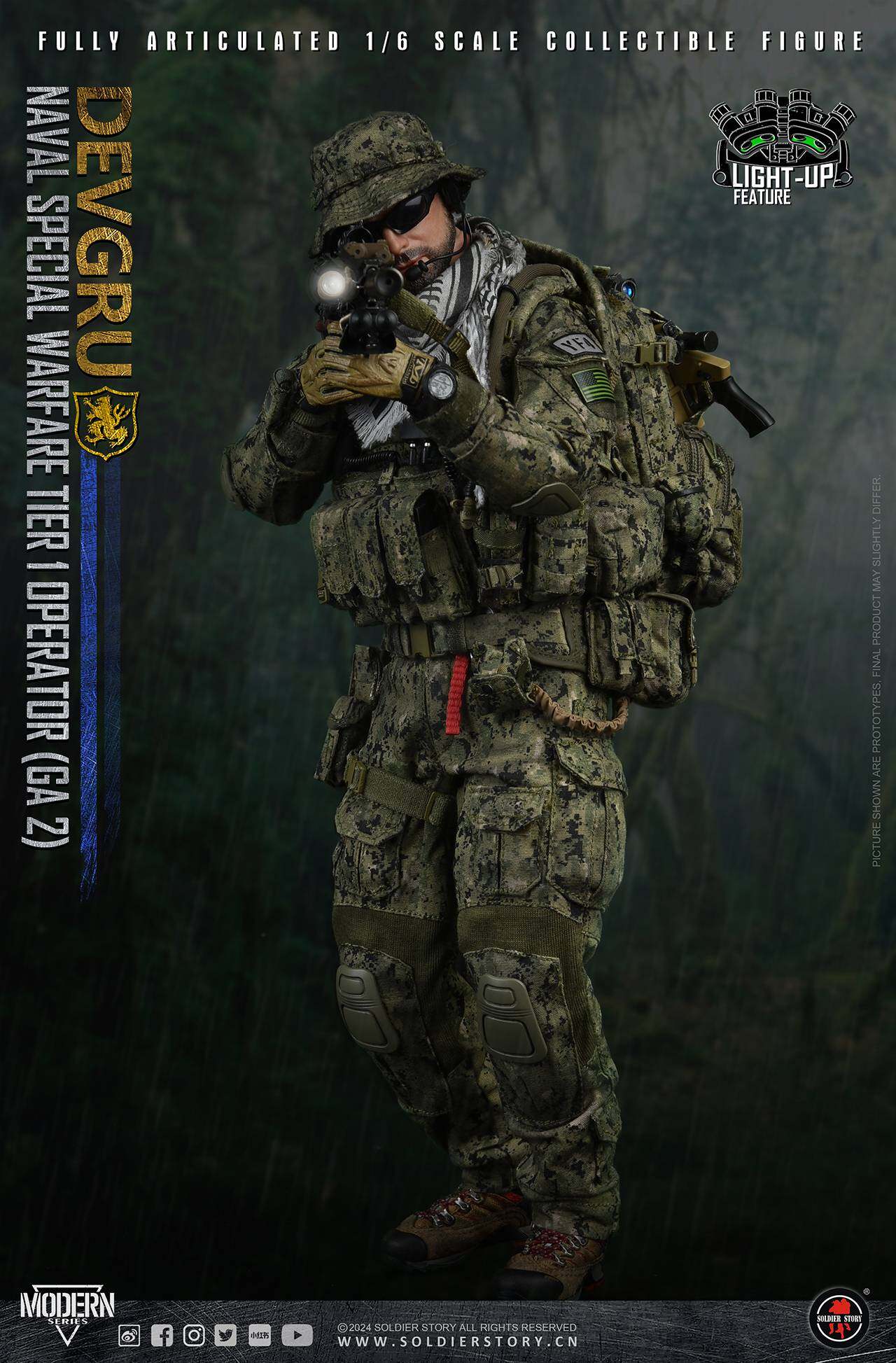 Naval Special Warfare Tier 1 Recon Sniper (GA 2) Collectible Action Figure image 10