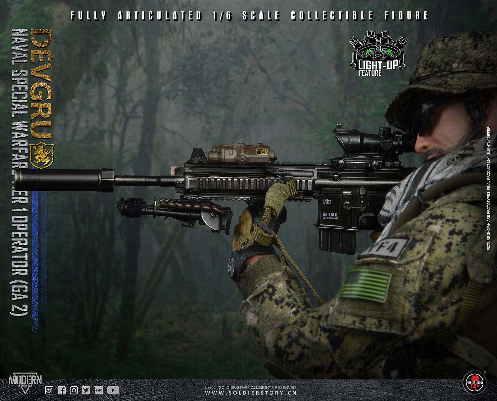 Naval Special Warfare Tier 1 Recon Sniper (GA 2) Collectible Action Figure image 2