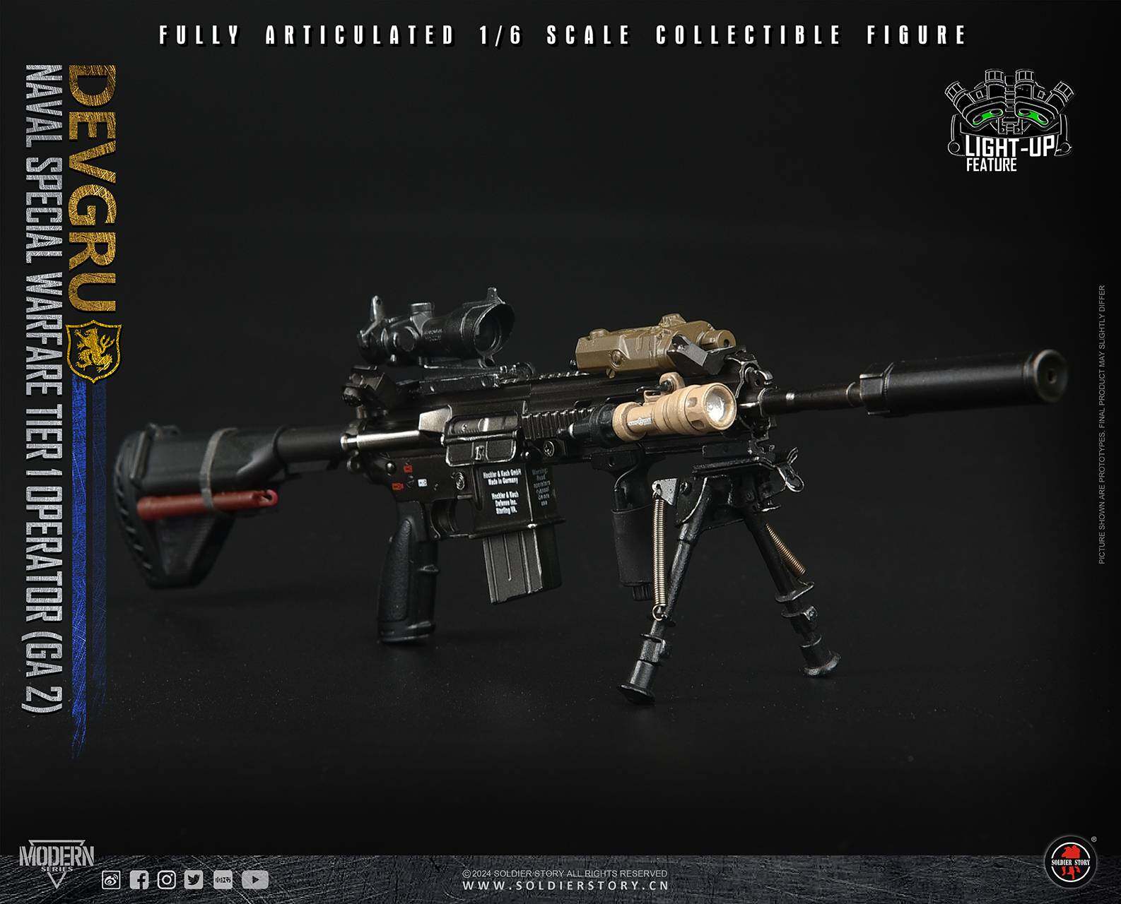 Naval Special Warfare Tier 1 Recon Sniper (GA 2) Collectible Action Figure image 4
