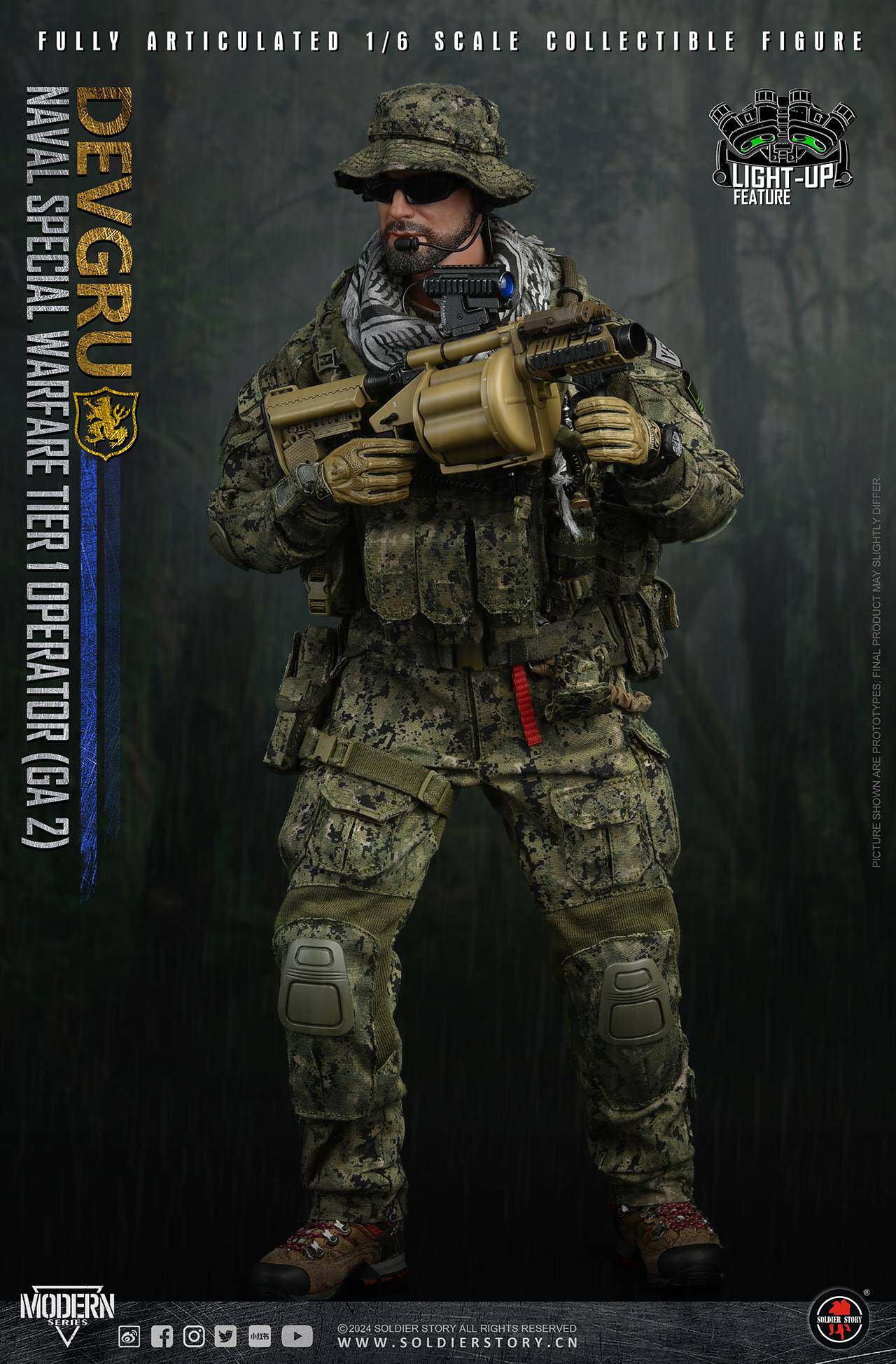 Naval Special Warfare Tier 1 Recon Sniper (GA 2) Collectible Action Figure image 5