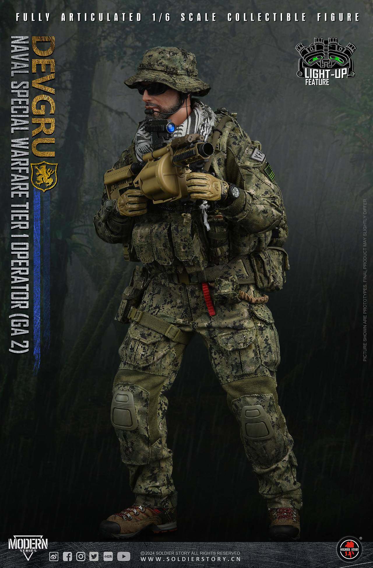 Naval Special Warfare Tier 1 Recon Sniper (GA 2) Collectible Action Figure image 7