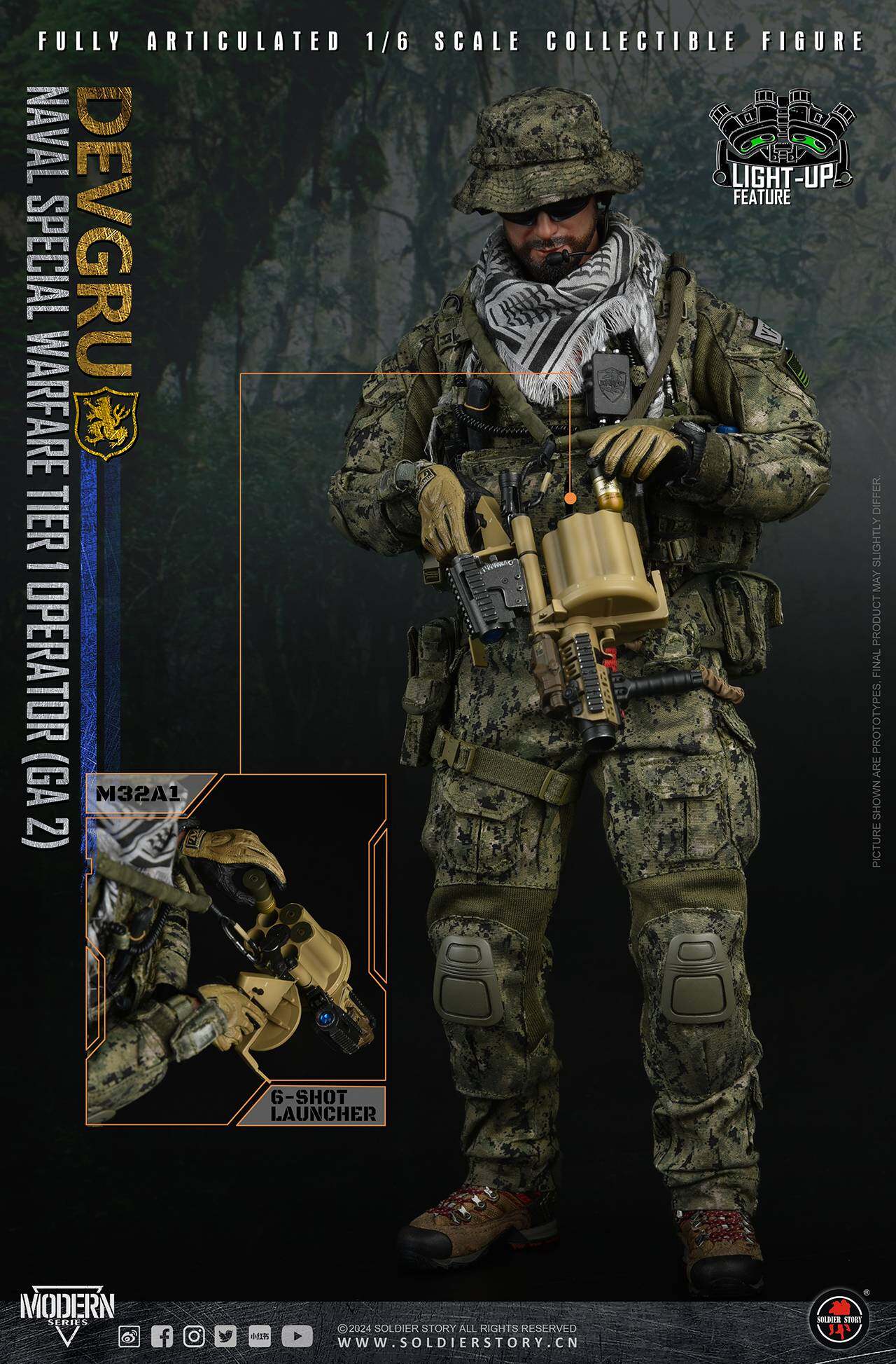 Naval Special Warfare Tier 1 Recon Sniper (GA 2) Collectible Action Figure image 9