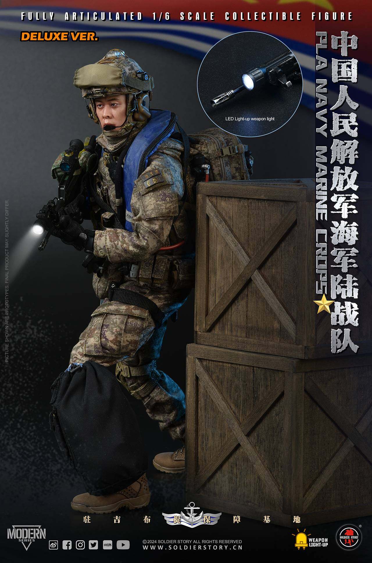 #SS139 SOLDIER STORY 1/6 PLA Navy Marine Corps Collectible Action Figure (deluxe ver.) image 6