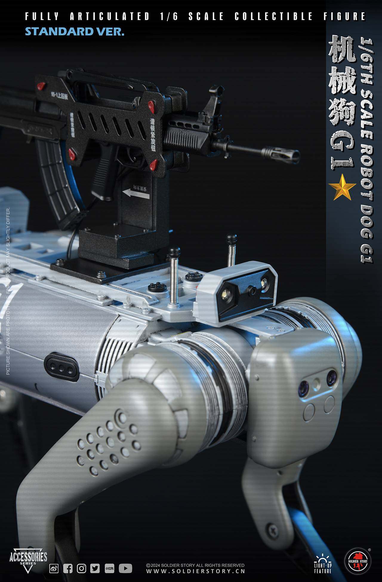 SOLDIER STORY 1/6th SCALE ROBOT DOG Collectible Action Figure (Standard ver.) image 10