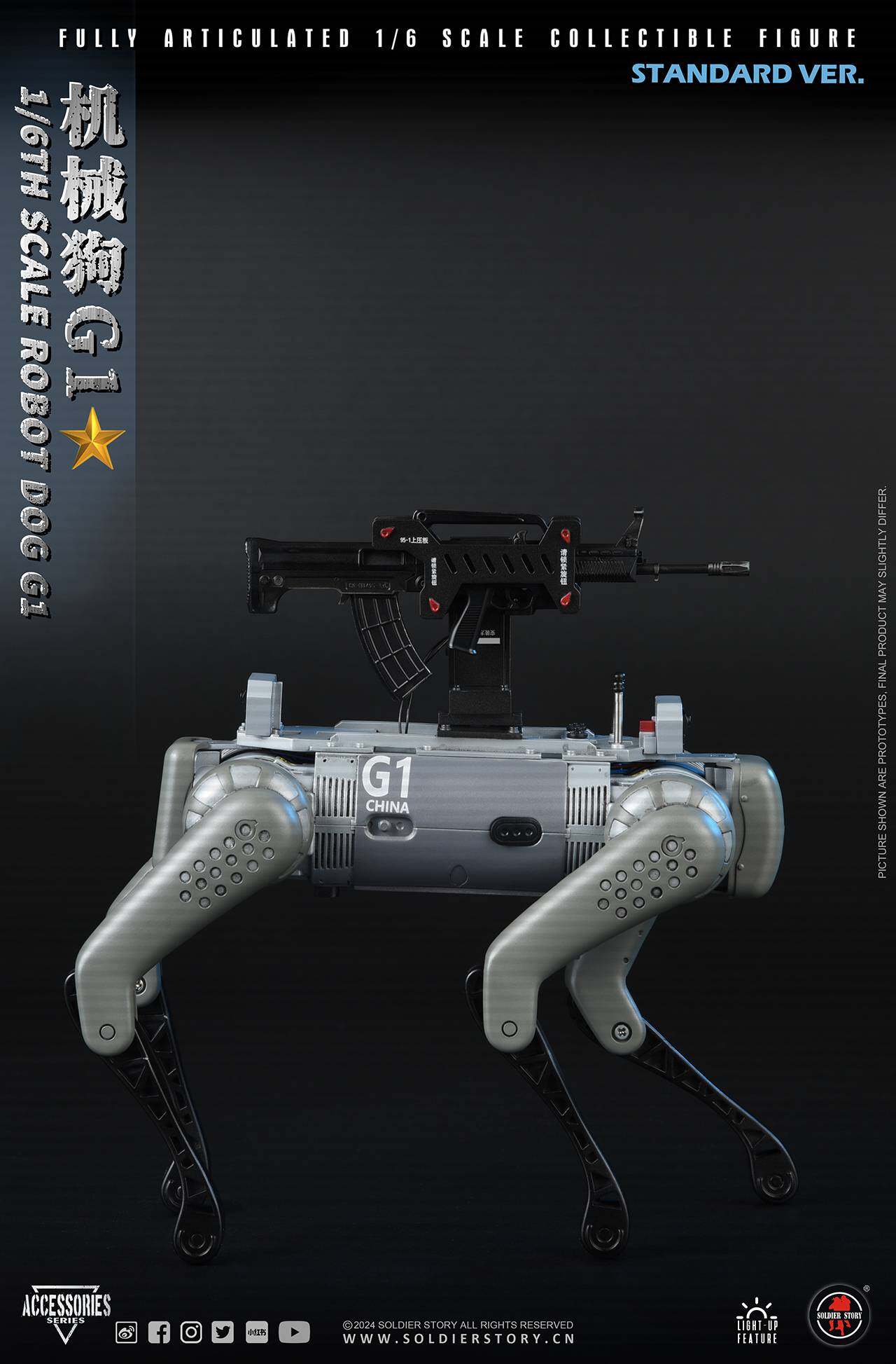 SOLDIER STORY 1/6th SCALE ROBOT DOG Collectible Action Figure (Standard ver.) image 4