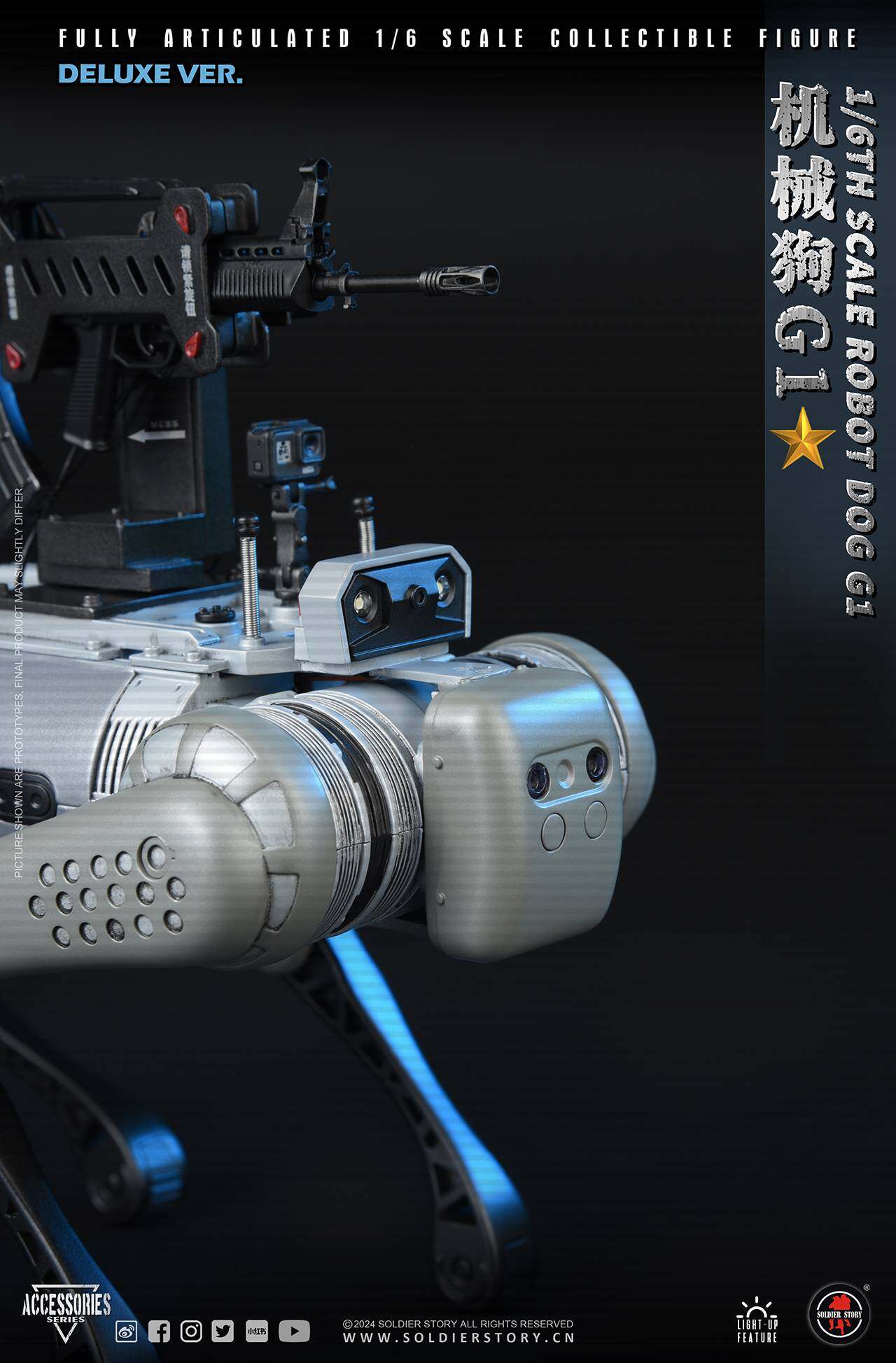 SOLDIER STORY 1/6th SCALE ROBOT DOG Collectible Action Figure (Deluxe) image 1