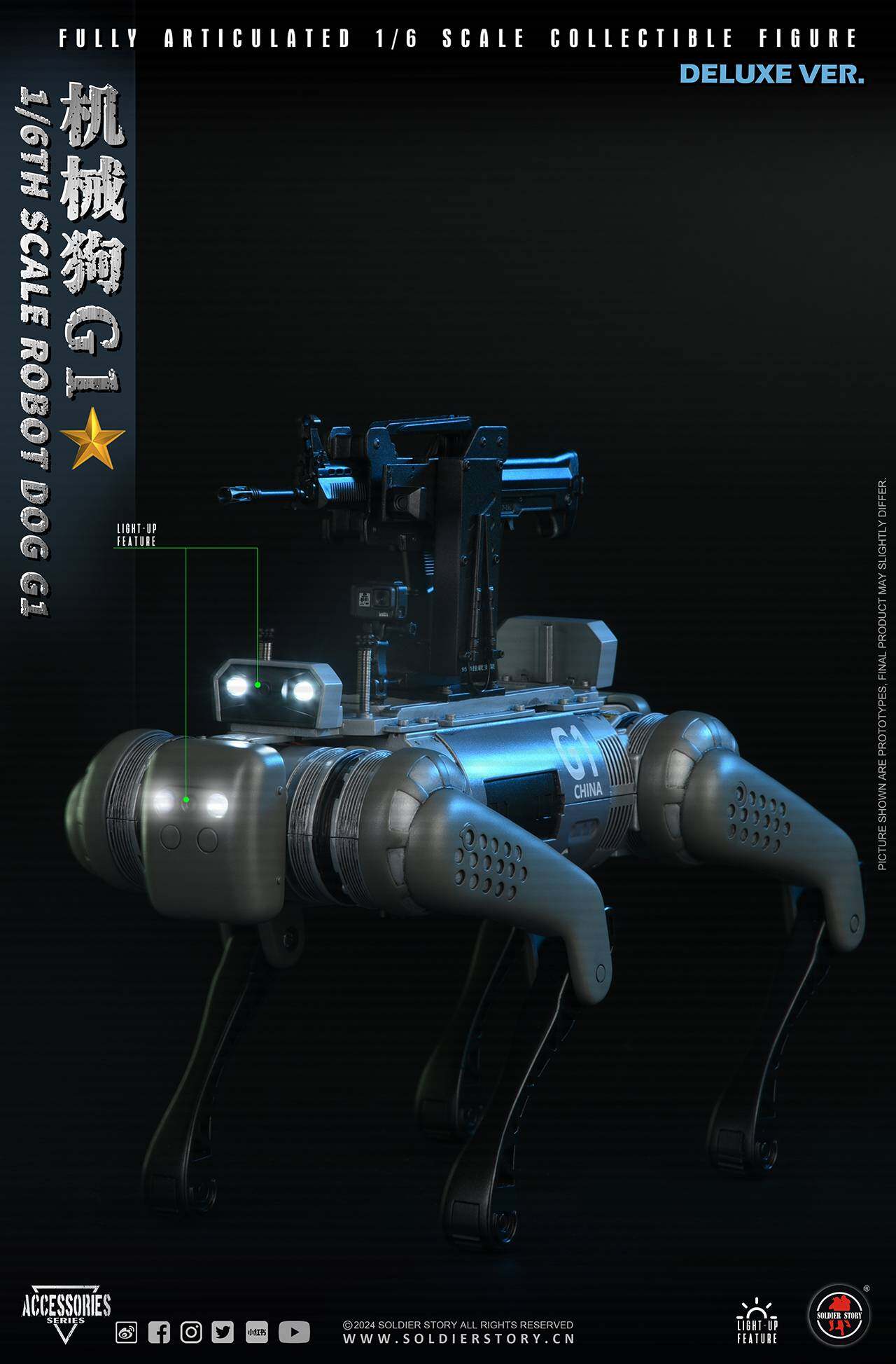 SOLDIER STORY 1/6th SCALE ROBOT DOG Collectible Action Figure (Deluxe) image 3