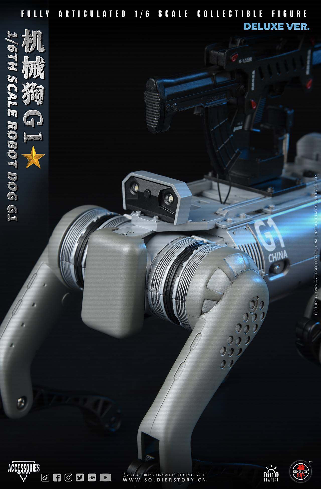 SOLDIER STORY 1/6th SCALE ROBOT DOG Collectible Action Figure (Deluxe) image 4