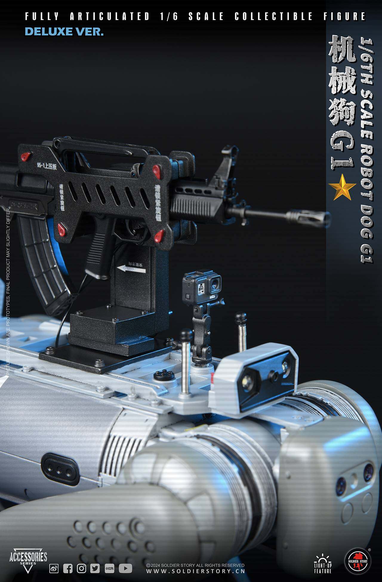 SOLDIER STORY 1/6th SCALE ROBOT DOG Collectible Action Figure (Deluxe) image 5