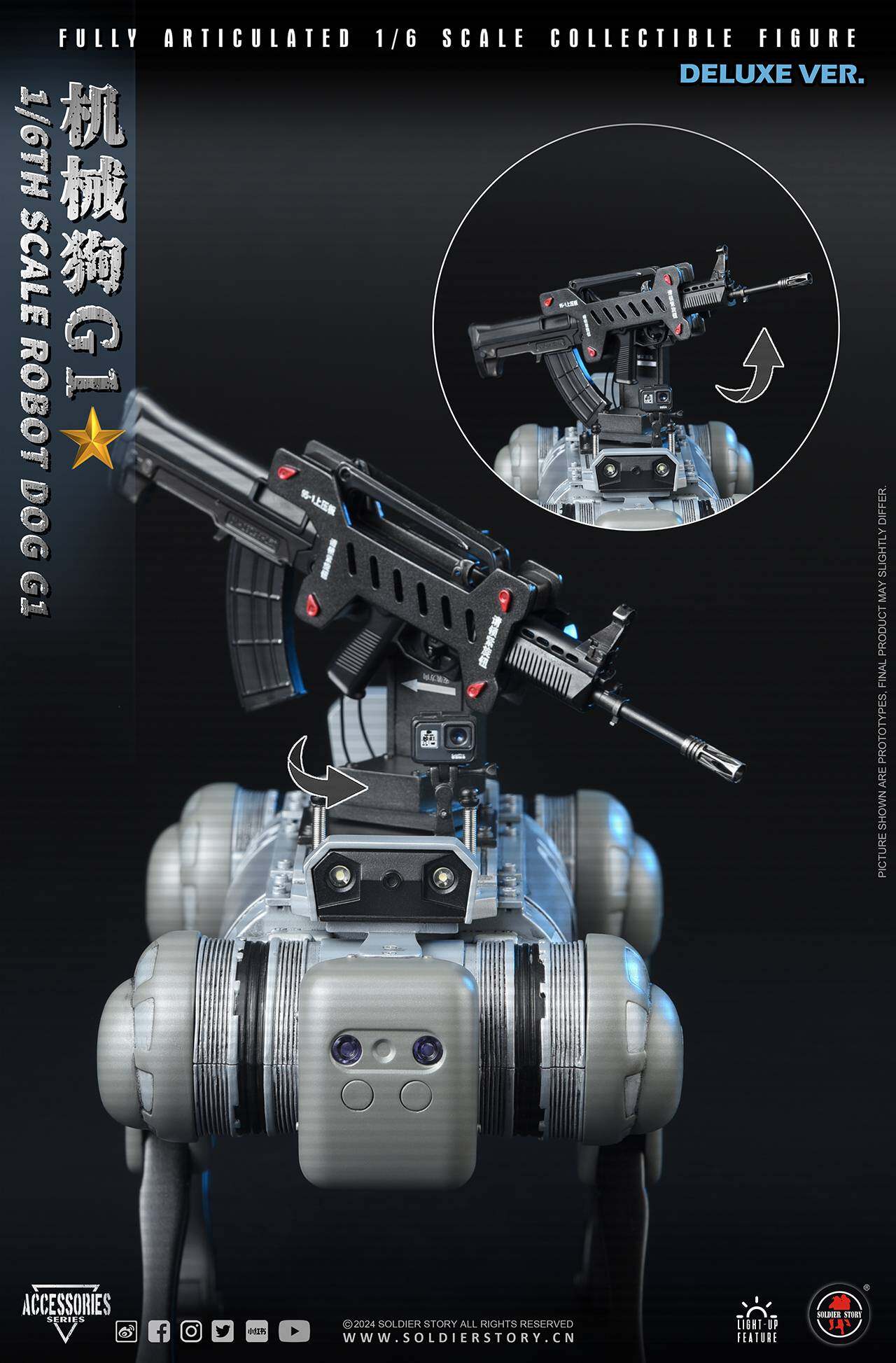 SOLDIER STORY 1/6th SCALE ROBOT DOG Collectible Action Figure (Deluxe) image 8