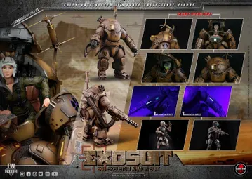 SSE001 1/18th Scale EXO-Skeleton Armor Suit XO-01 Collectible Action Figure