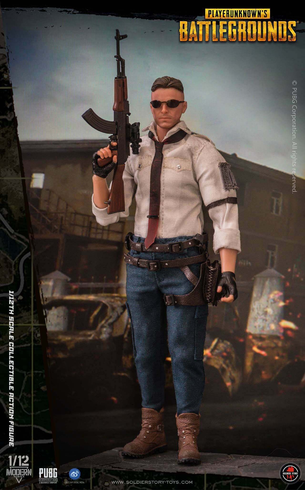1/12th Scale PUBG Battlegrounds Collectible Action Figure image 10