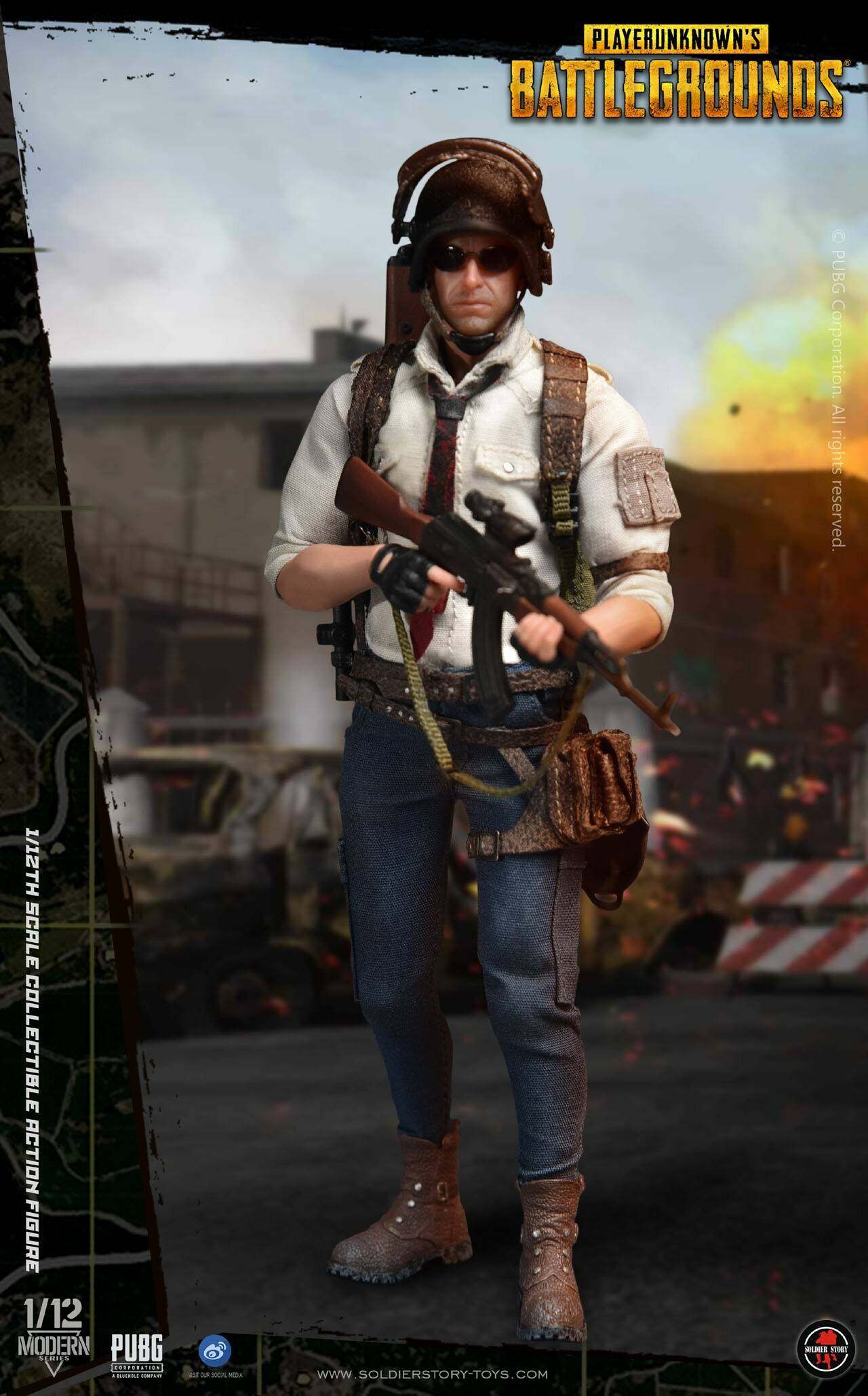 1/12th Scale PUBG Battlegrounds Collectible Action Figure image 2