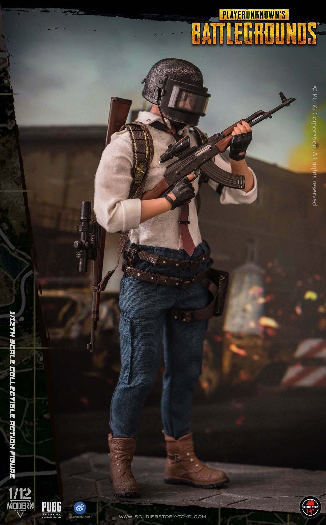 1/12th Scale PUBG Battlegrounds Collectible Action Figure image 3