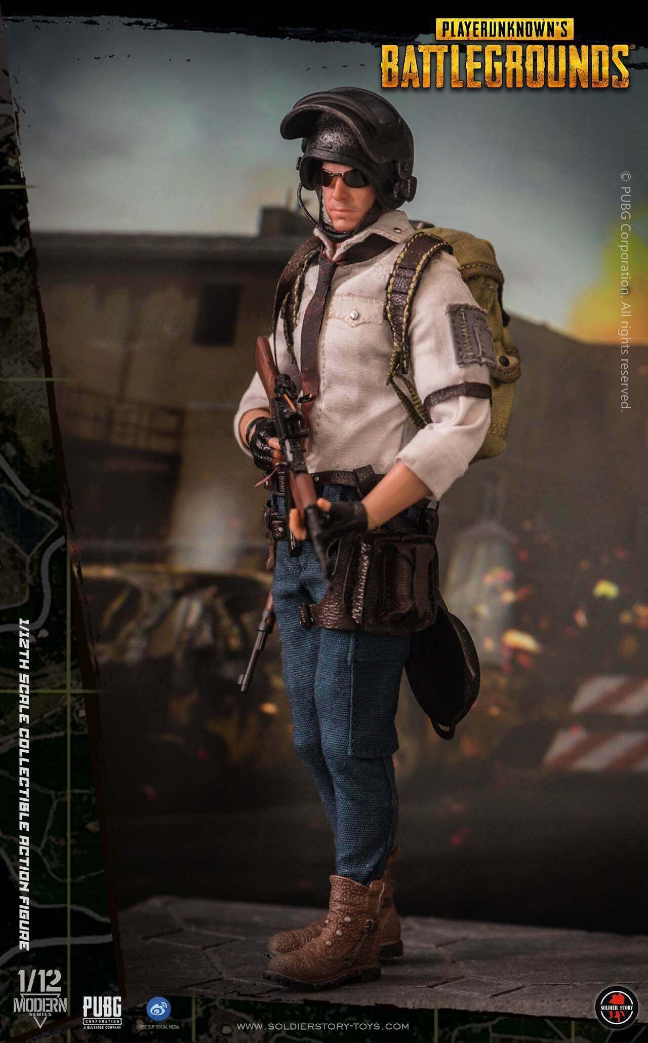 1/12th Scale PUBG Battlegrounds Collectible Action Figure image 4