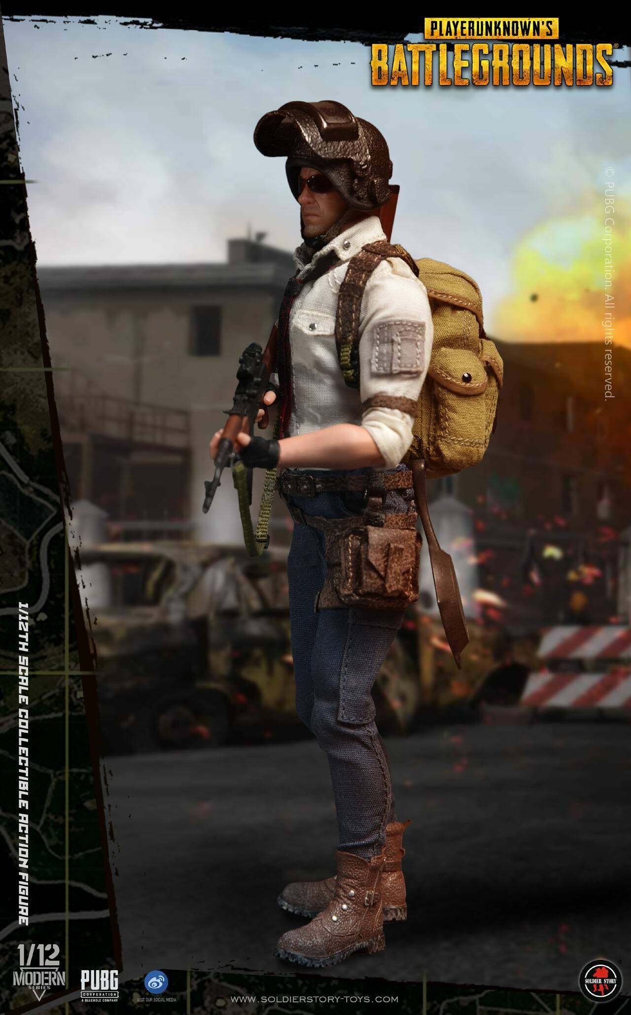 1/12th Scale PUBG Battlegrounds Collectible Action Figure image 5